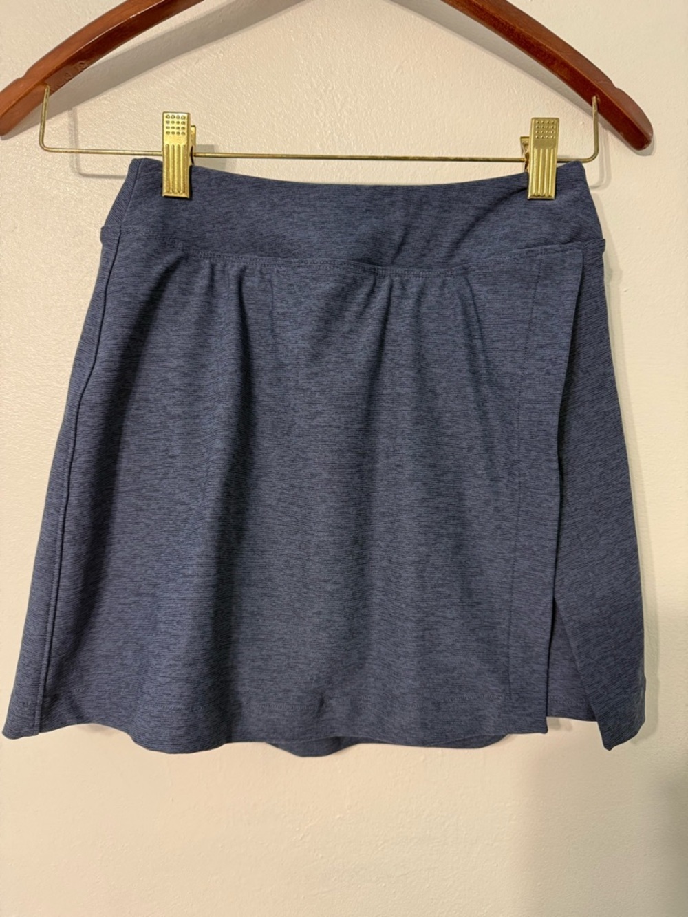 Outdoor Voices Heather Blue A-Line Skort